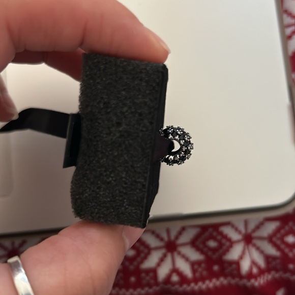 Pandora Pave Sparkle Charm - Black & Silver - Picture 4 of 4